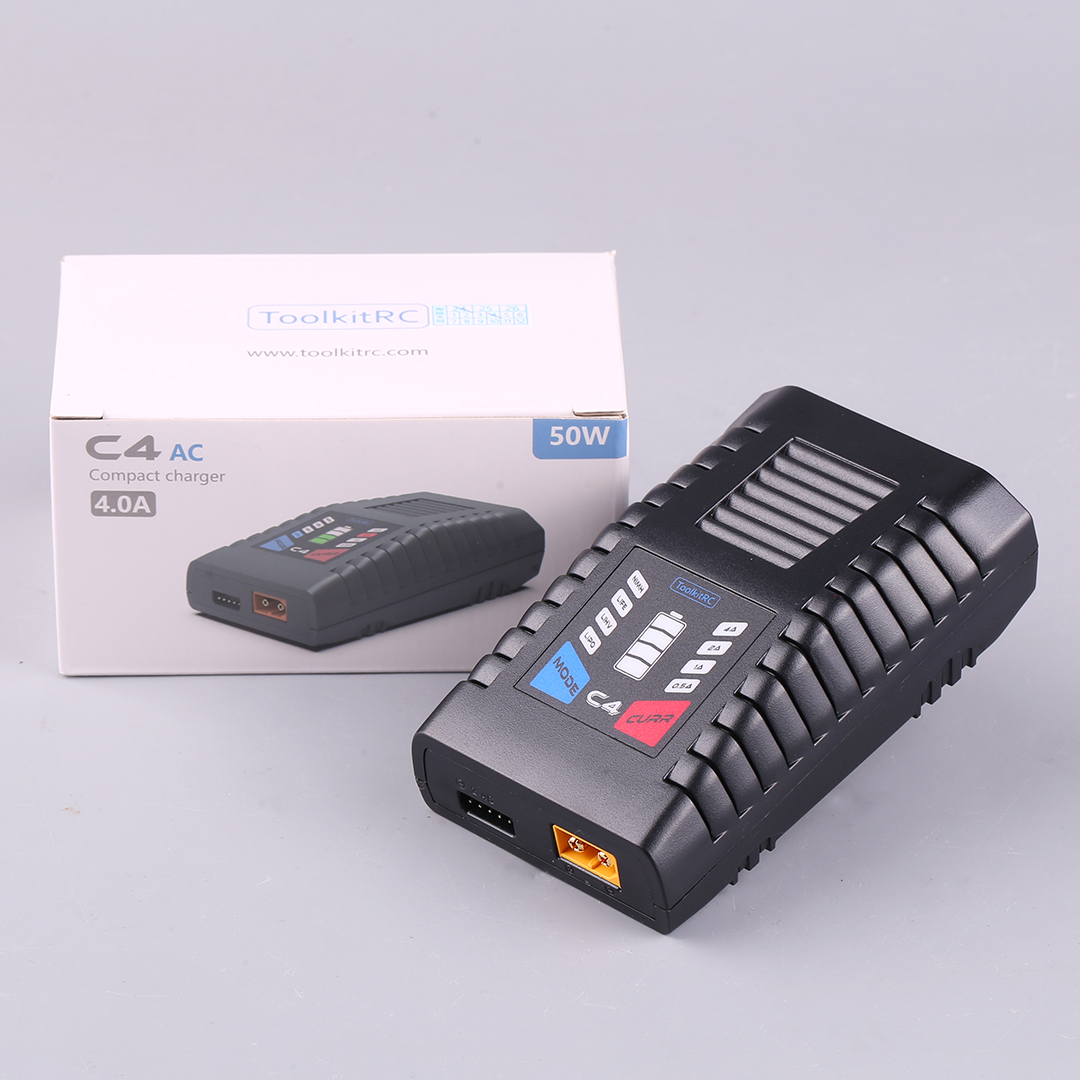 ToolkitRC C4 50 Вт 5 А зарядно – обзор и цена Drone Racing Charger