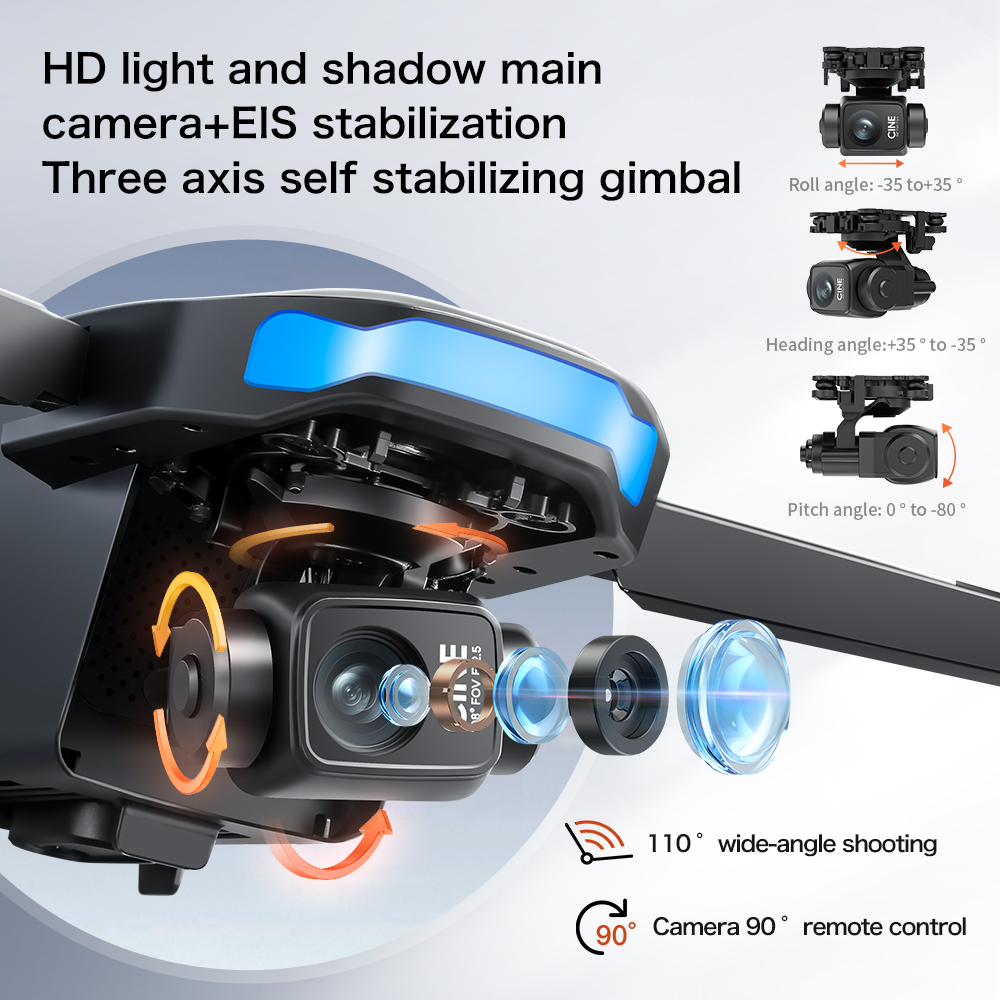 Новый дрон S-X1 MAX с GPS, 8K, – обзор и цена Drone Racing Camera